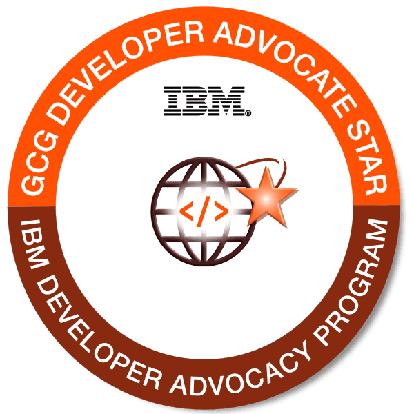 IBM Greater China Group Developer Advocate Star
